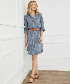 Karen Kane Linen Shirtdress Clothing
