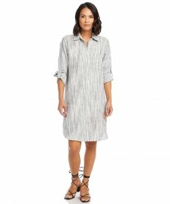 Karen Kane Linen Shirtdress