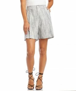 Karen Kane High Waist Pleated Shorts Clothing