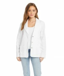 Karen Kane Eyelet Blazer Clothing