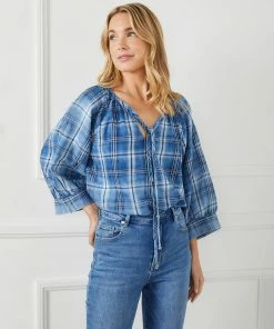 Karen Kane Blouson Sleeve Top Clothing