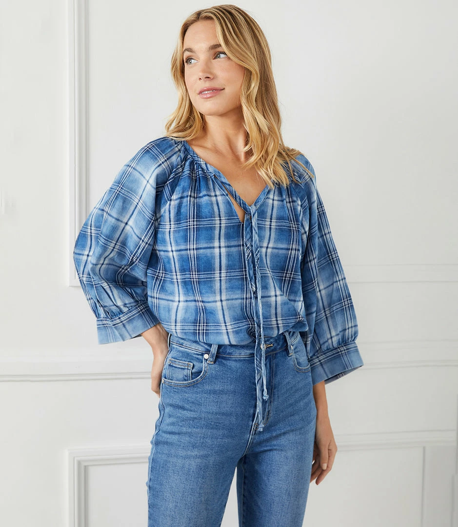 Karen Kane Blouson Sleeve Top Clothing