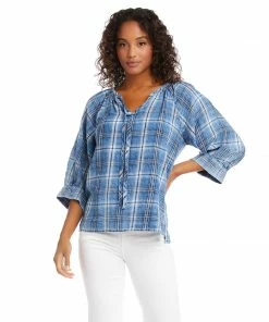 Karen Kane Blouson Sleeve Top Clothing