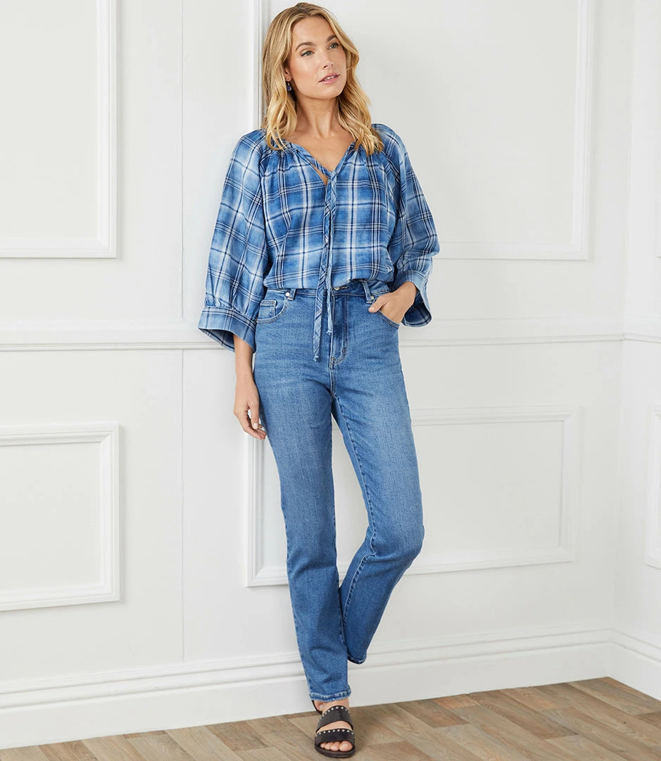 Karen Kane Blouson Sleeve Top Clothing