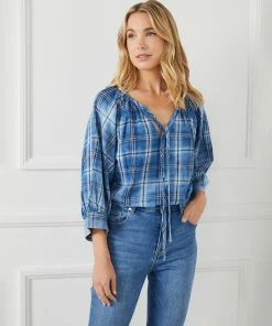 Karen Kane Blouson Sleeve Top Clothing