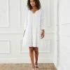 Karen Kane Tiered Eyelet Dress Clothing
