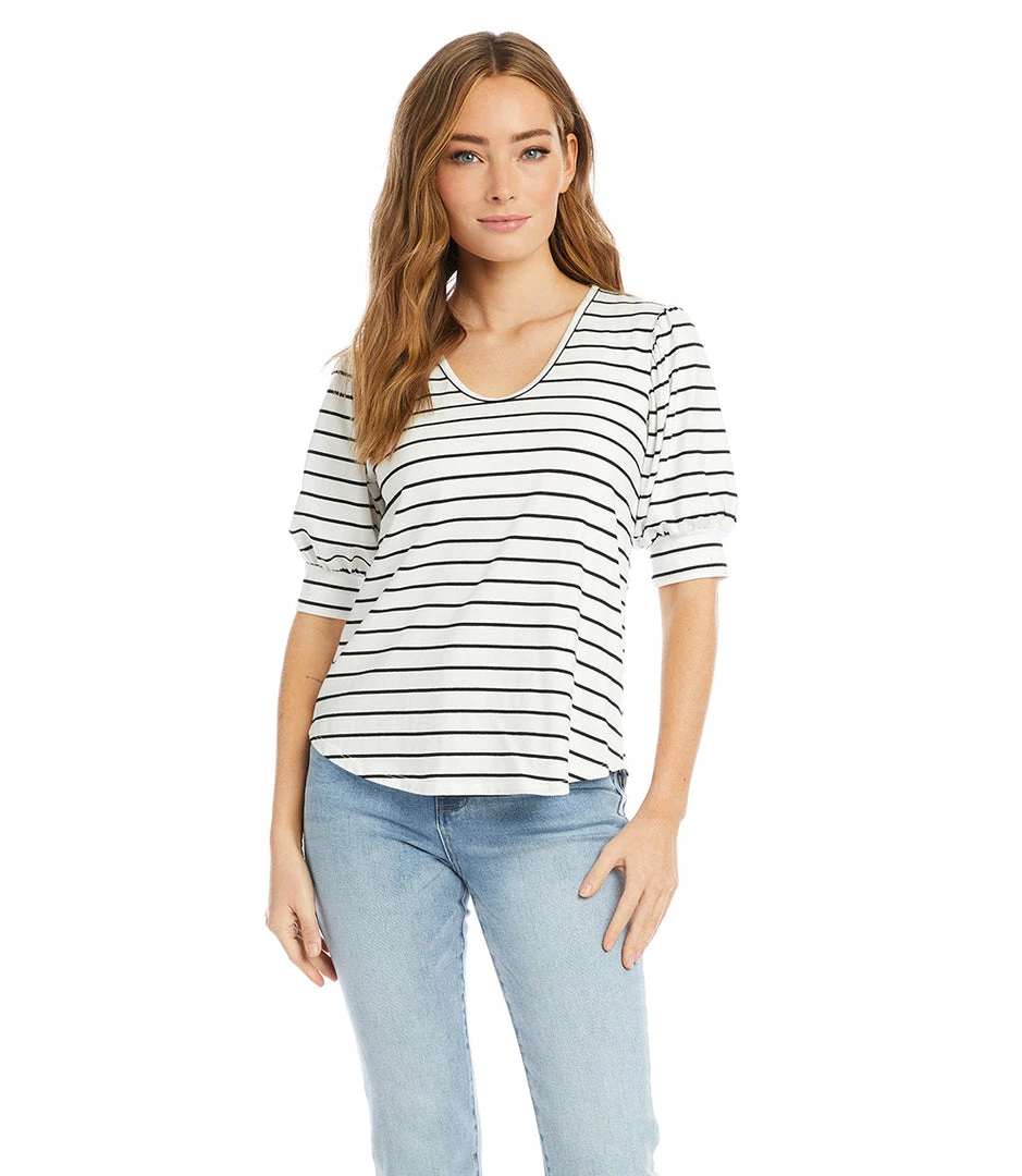 Karen Kane Puff Sleeve Top