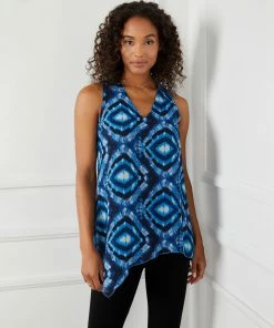 Karen Kane Uneven Hem Tank