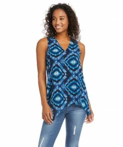 Karen Kane Uneven Hem Tank