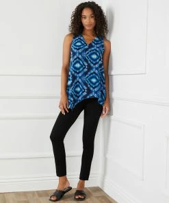 Karen Kane Uneven Hem Tank