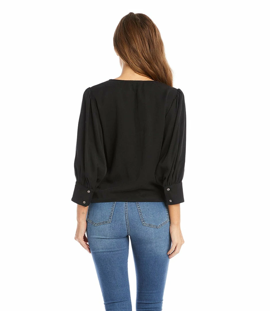 Karen Kane Tie-Front Top