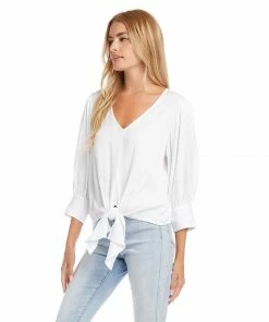 Karen Kane Tie-Front Top