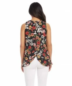 Karen Kane Clothing Ruffle Hem Tank