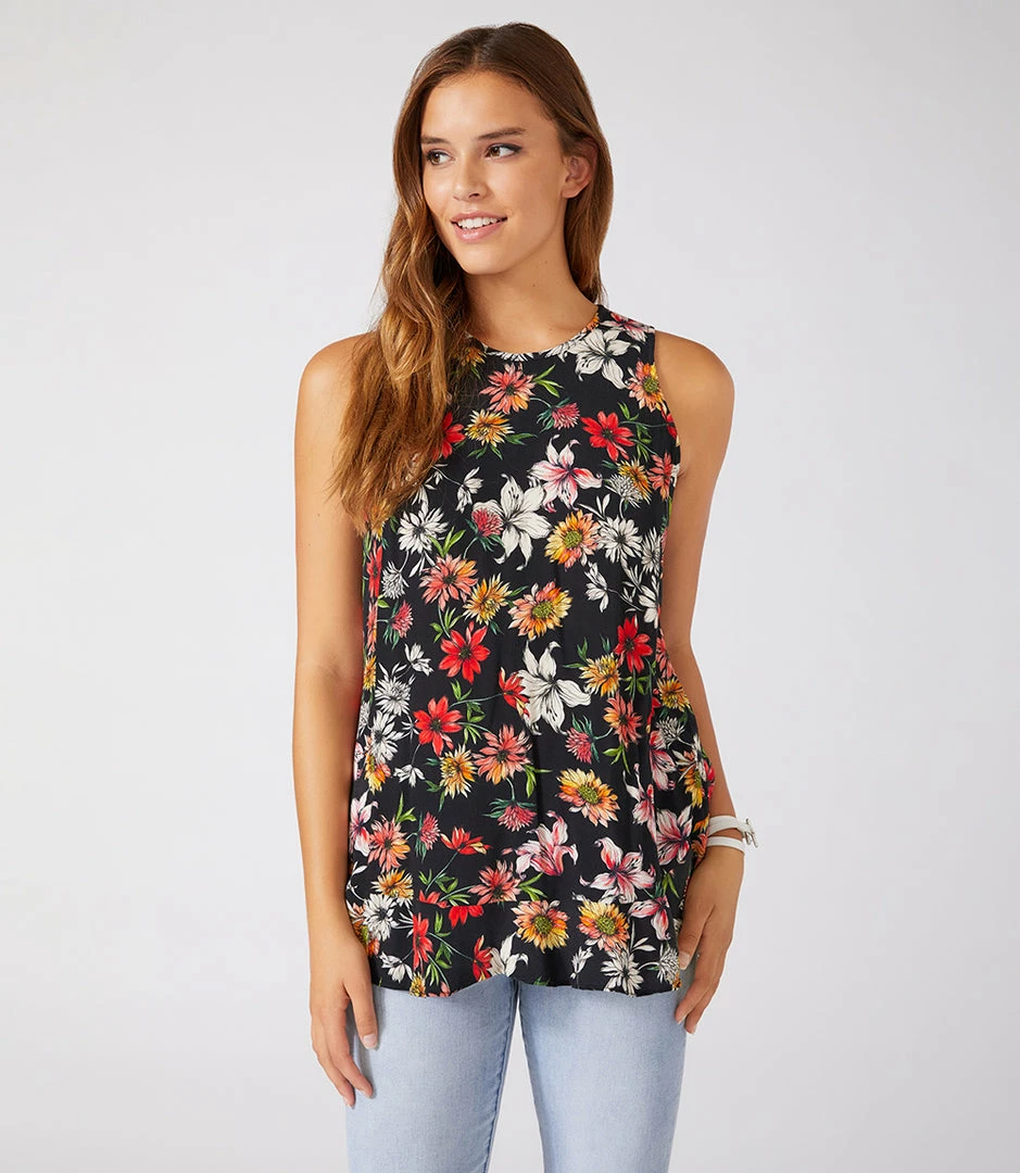 Karen Kane Clothing Ruffle Hem Tank