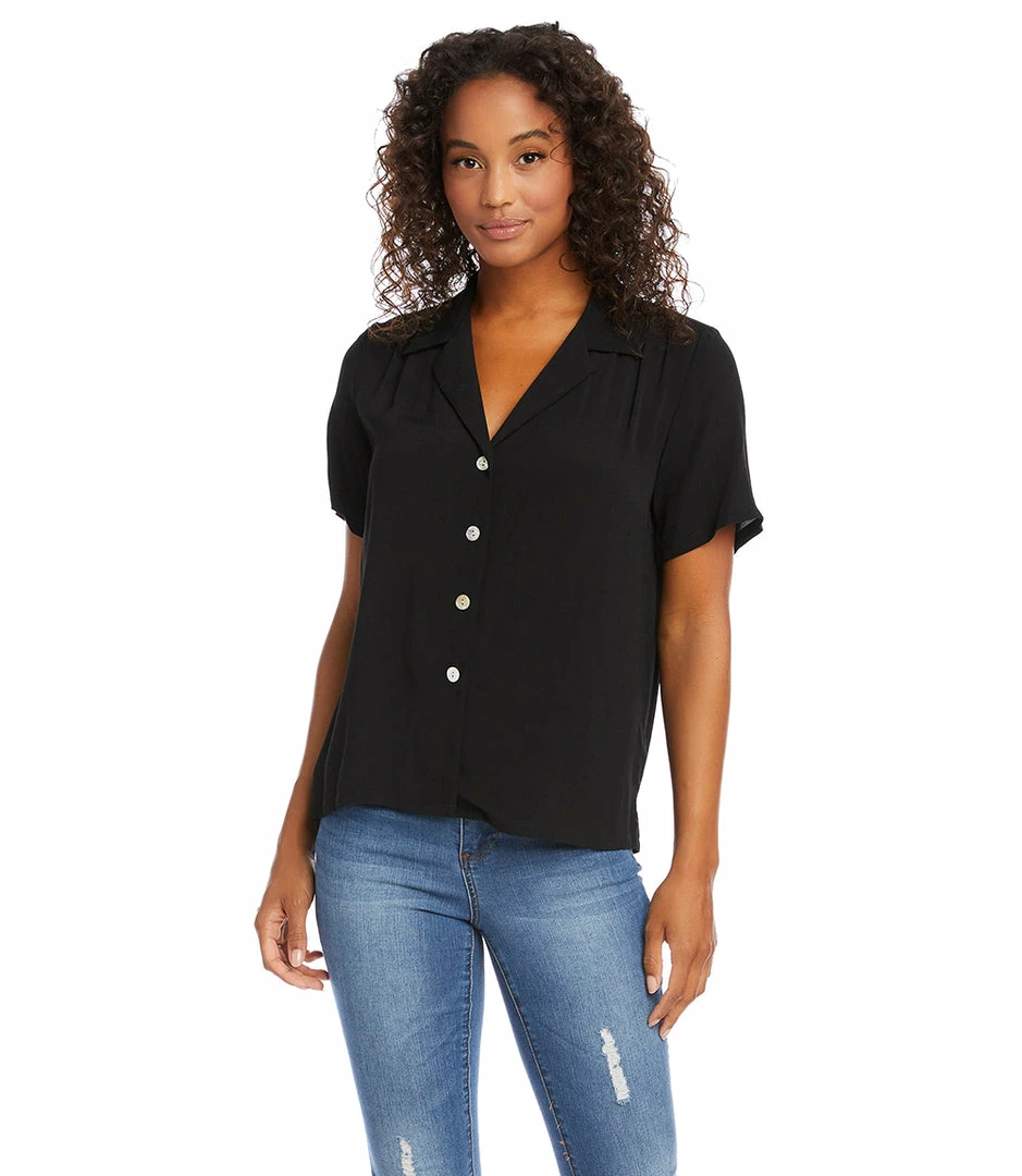 Karen Kane Clothing Camp Shirt