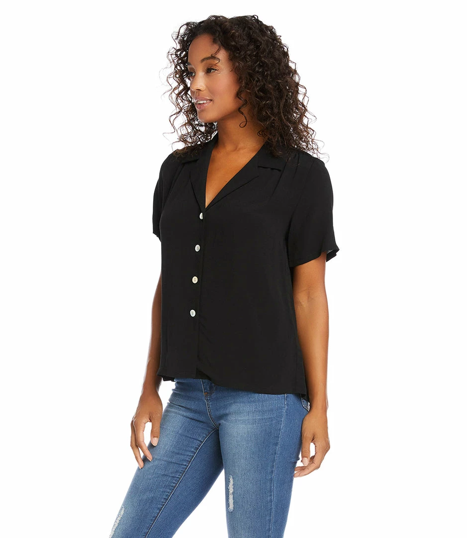 Karen Kane Clothing Camp Shirt