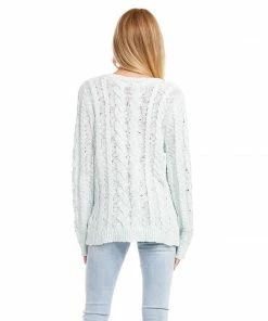 Karen Kane Cable Knit Sweater Clothing