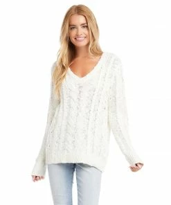 Karen Kane Clothing Cable Knit Sweater