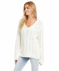 Karen Kane Clothing Cable Knit Sweater