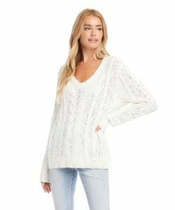 Karen Kane Clothing Cable Knit Sweater