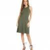 Karen Kane Dresses High Neck A Line Dress