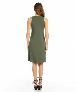 Karen Kane Dresses High Neck A Line Dress