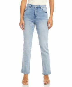 Karen Kane Classic Straight Jeans Bottoms