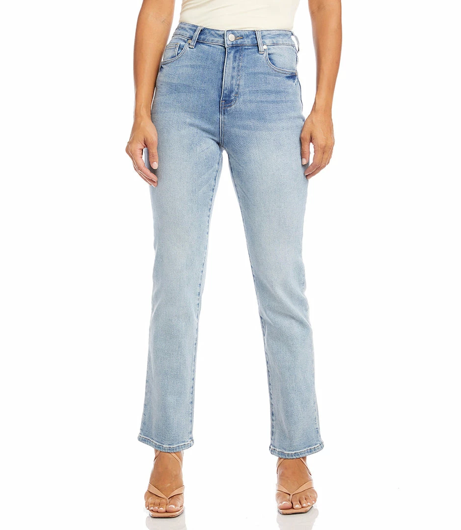 Karen Kane Classic Straight Jeans Bottoms