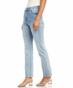 Karen Kane Classic Straight Jeans Bottoms