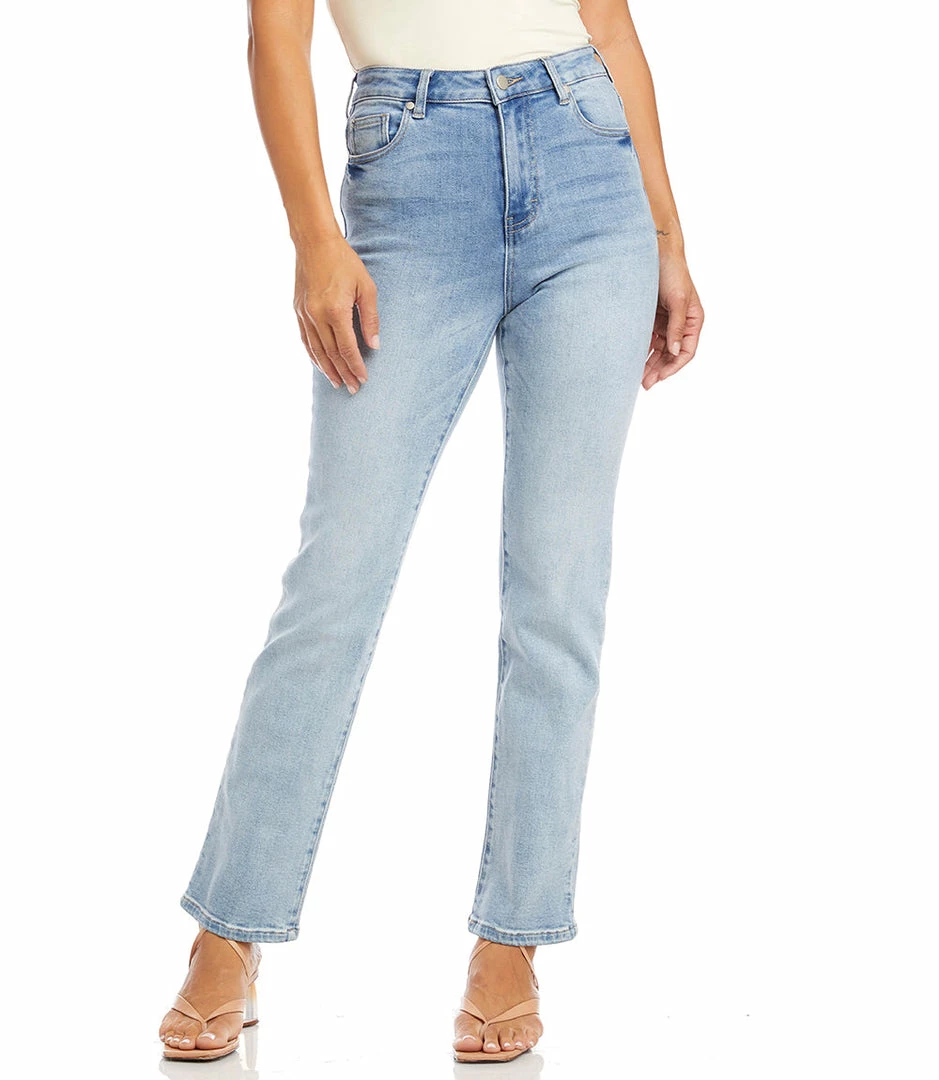 Karen Kane Classic Straight Jeans Bottoms