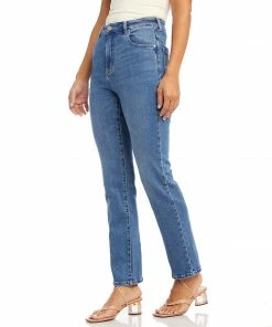 Karen Kane Bottoms Classic Straight Jeans