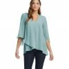Karen Kane Bracelet Sleeve Asymmetric Top