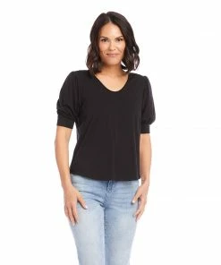 Karen Kane Clothing Blouson Sleeve Top