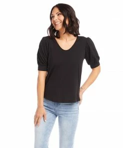 Karen Kane Clothing Blouson Sleeve Top