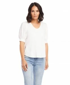 Karen Kane Blouson Sleeve Top Clothing