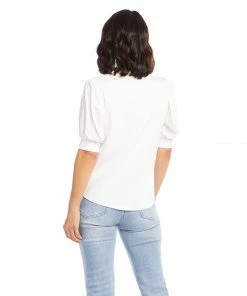 Karen Kane Blouson Sleeve Top Clothing