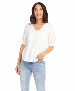 Karen Kane Blouson Sleeve Top Clothing