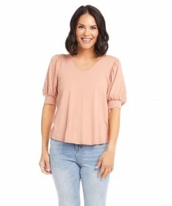 Karen Kane Blouson Sleeve Top Clothing