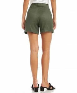 Karen Kane High Waist Pleated Shorts Clothing