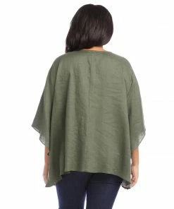 Karen Kane Plus Size Flare Hem Top