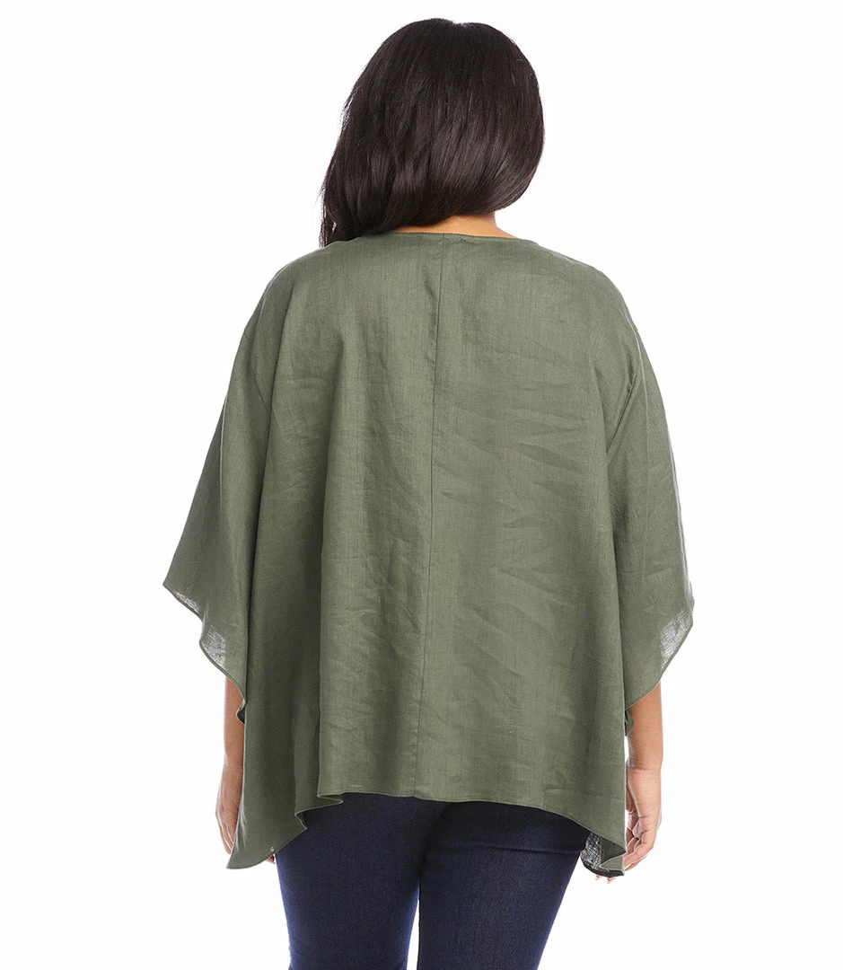 Karen Kane Plus Size Flare Hem Top