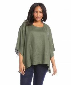 Karen Kane Plus Size Flare Hem Top