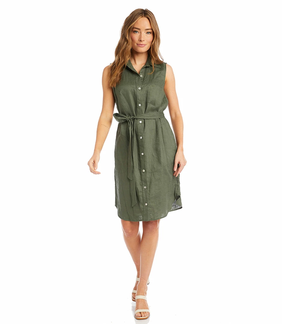 Karen Kane Clothing Sleeveless Shirtdress