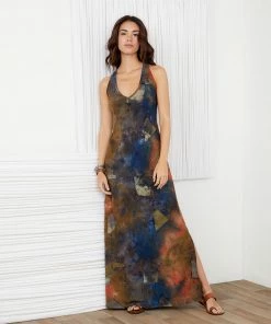 Karen Kane Clothing Side Slit Maxi Dress