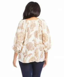 Karen Kane Plus Size Blouson Sleeve Top