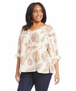 Karen Kane Plus Size Blouson Sleeve Top