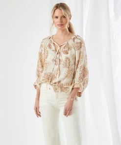 Karen Kane Blouson Sleeve Top Tops