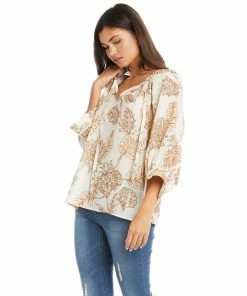 Karen Kane Blouson Sleeve Top Tops