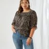 Karen Kane Plus Size Square Neck Top New Arrivals