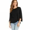 Karen Kane Tops Flare Sleeve Pick Up Top